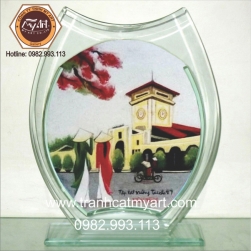 Tranh Cát Phong Cảnh Chợ Bến Thành - PCK3053