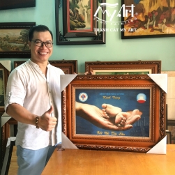 TRANH CÁT LÀM QUÀ TẶNG ĐỐI TÁC CUỐI NĂM